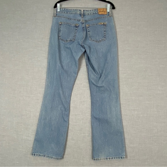 Levi Strauss Signature Stretch Low Rise Boot Cut Jeans Misses 4 Short - Picture 3 of 12
